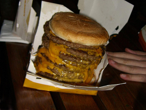 Two Pound McDonald’s Cheeseburger (submitted by Spanno via flickr)