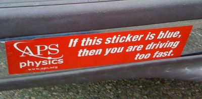physics bumper sticker